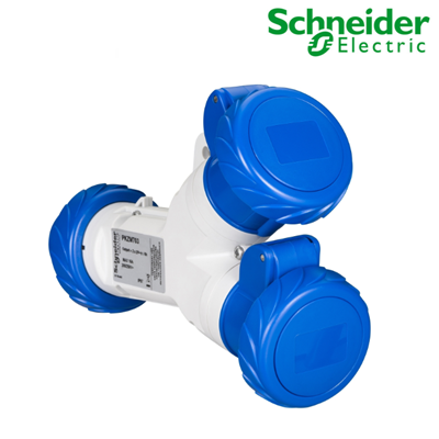 Ổ nối nhiều ngả IP67 2P+E 230V 16A Schneider PKZM703