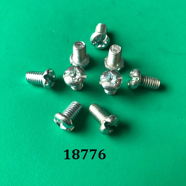 Bu lông đầu tròn bake ren suốt M6x10mm