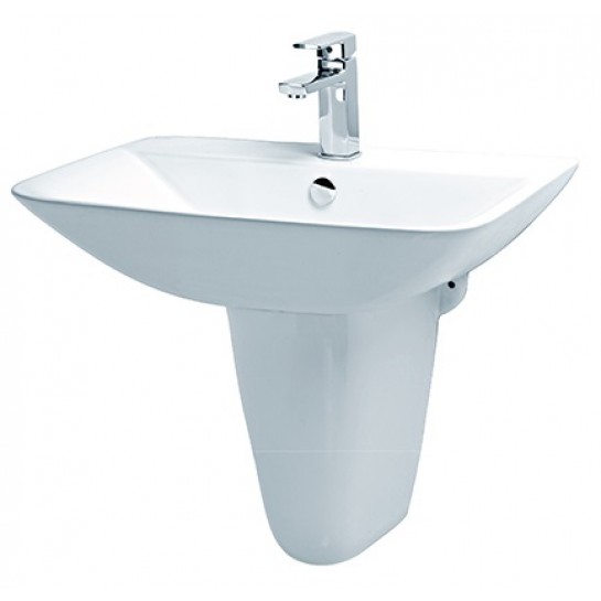 Chậu lavabo treo tường Caesar L2365+P2443