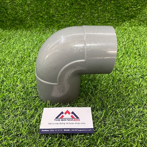 Co 90⁰ PVC Bình Minh 90mm mỏng, áp suất PN6 Bar