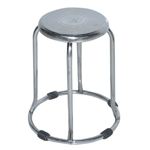 ghế đôn inox tròn cao 50cm