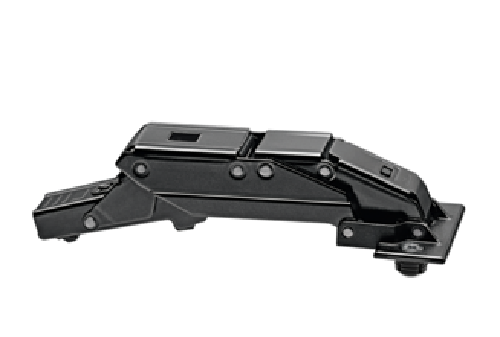 Bản lề tích hợp giảm chấn góc mở 110° dành cho cánh mỏng 8 - 14mm 71B453T/5740545, Trùm hết-trùm nửa-lọt lòng, màu đen mã não