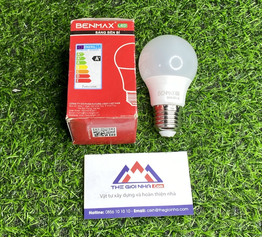 Bóng đèn led buld 7W Maxben BE27-FL-7 (ÁNH SÁNG VÀNG)