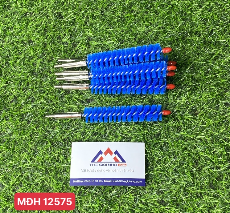 Chổi đuôi chồn thông ống chất liệu cước, Ren nối 6mm, đầu ống 20M6