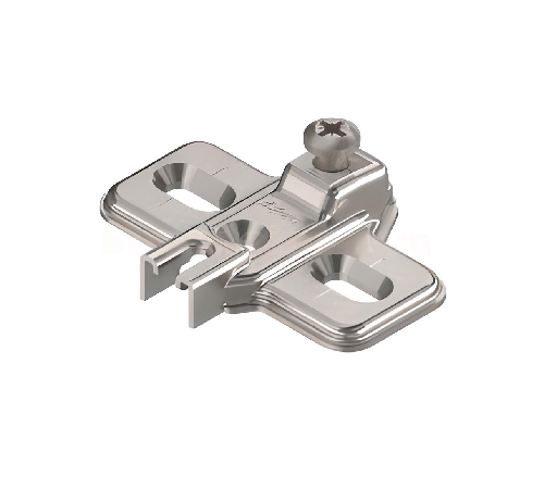 Đế bản lề MODUL, 193L6100/6863103, Chữ thập, Lắp trượt, màu Niken