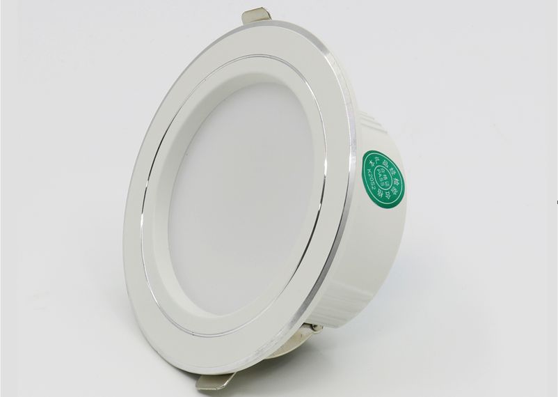 Đèn led downlight âm trần ngôi sao viền bạc 5W, Ø70-85, kích thước D100*H40, Kosoom DL-KS-VB-5, ánh sáng vàng