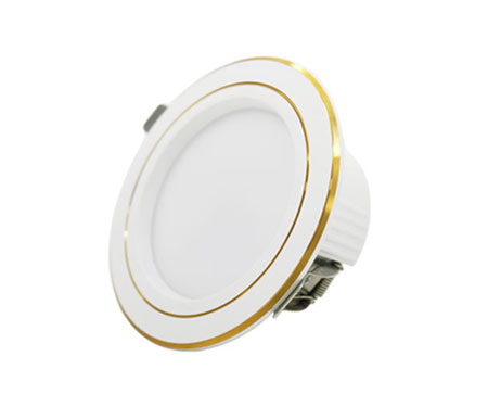 Đèn led downlight âm trần ngôi sao viền vàng 5W, Ø70-85, kích thước D100*H40, Kosoom DL-KS-VV-5, ánh sáng trung tính