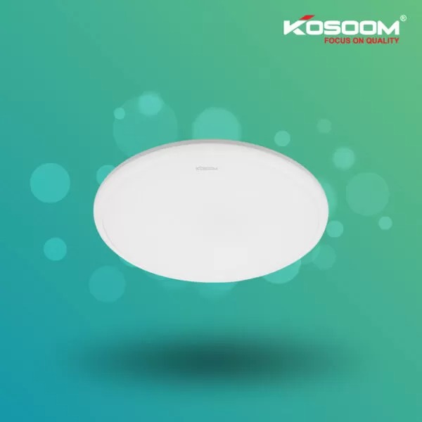 Đèn led ốp trần Artemis viền trắng 36-36-72W, kích thước D485*H74, Kosoom OP-KS-ATM-36/72-VT, ánh sáng đổi màu