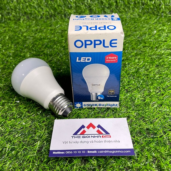 Đèn led opple E1 A60 9W ánh sáng trằng