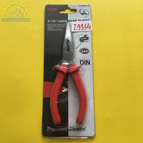 Kìm mũi nhọn Top TP-4001-6, kích thước 6 inch (160mm)