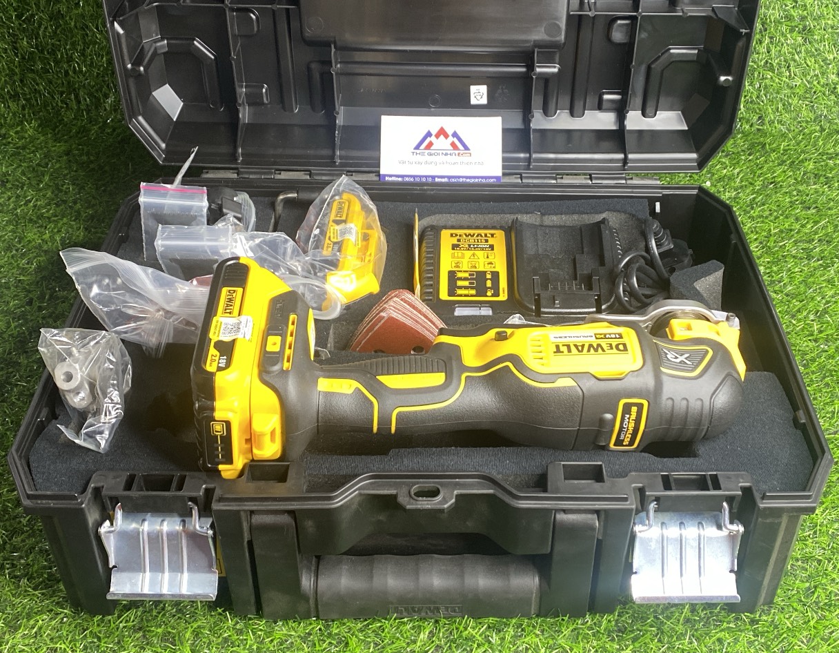 Máy cắt đa năng dùng pin 18V Dewalt DCS355D2-KR