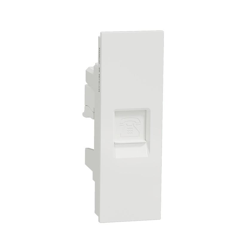 Ổ cắm mạng cat5e, sze S Schneider M3T1RJ5M_WE
