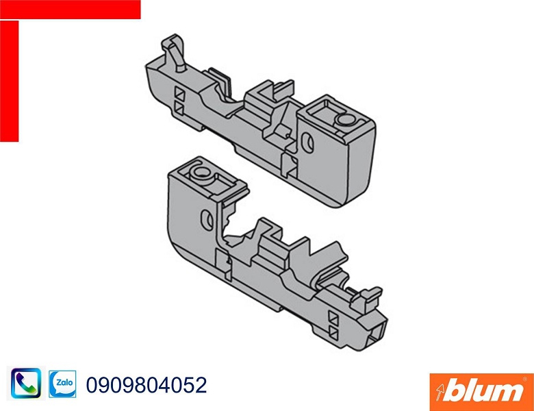 Phụ kiện cần có cho ray MOVENTO điều chỉnh độ sâu 298.7600/7646995, 1 bộ | set