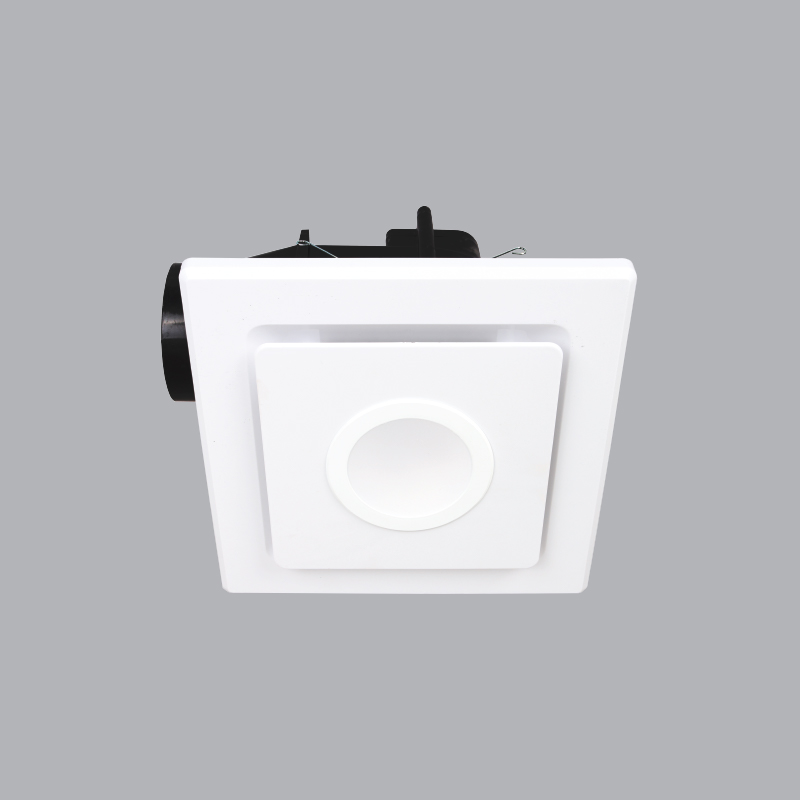 Quạt hút ốp trần Ceiling 30W MPE AFCL-130S6, công suất hút gió 270m³/h, tích hợp đèn LED downlight DLC 6W 3 màu