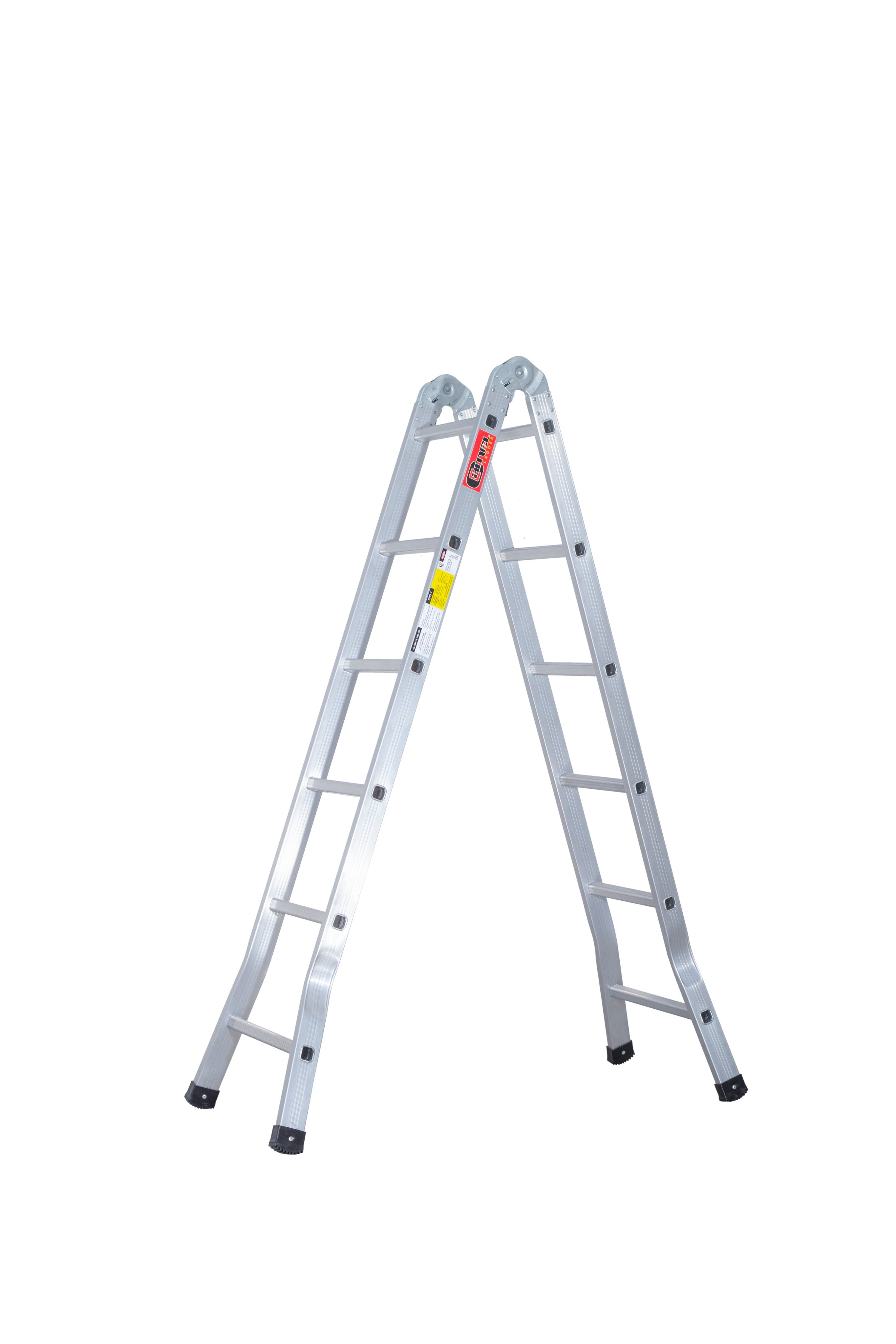 Thang nhôm chữ A 7 bậc Camel CAM-A07, chiều cao mở 2100 mm, chiều cao thu gọn 2200 mm