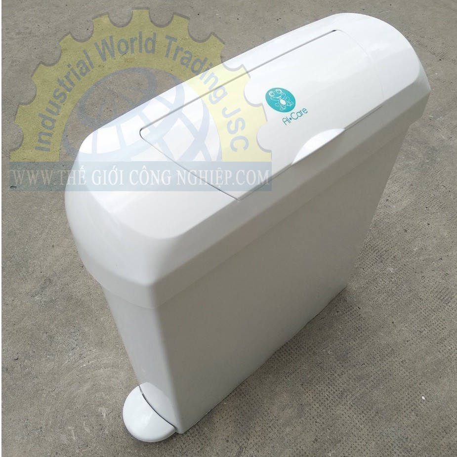 Thùng rác vệ sinh nữ Alcare AZ 1129 WH màu trắng