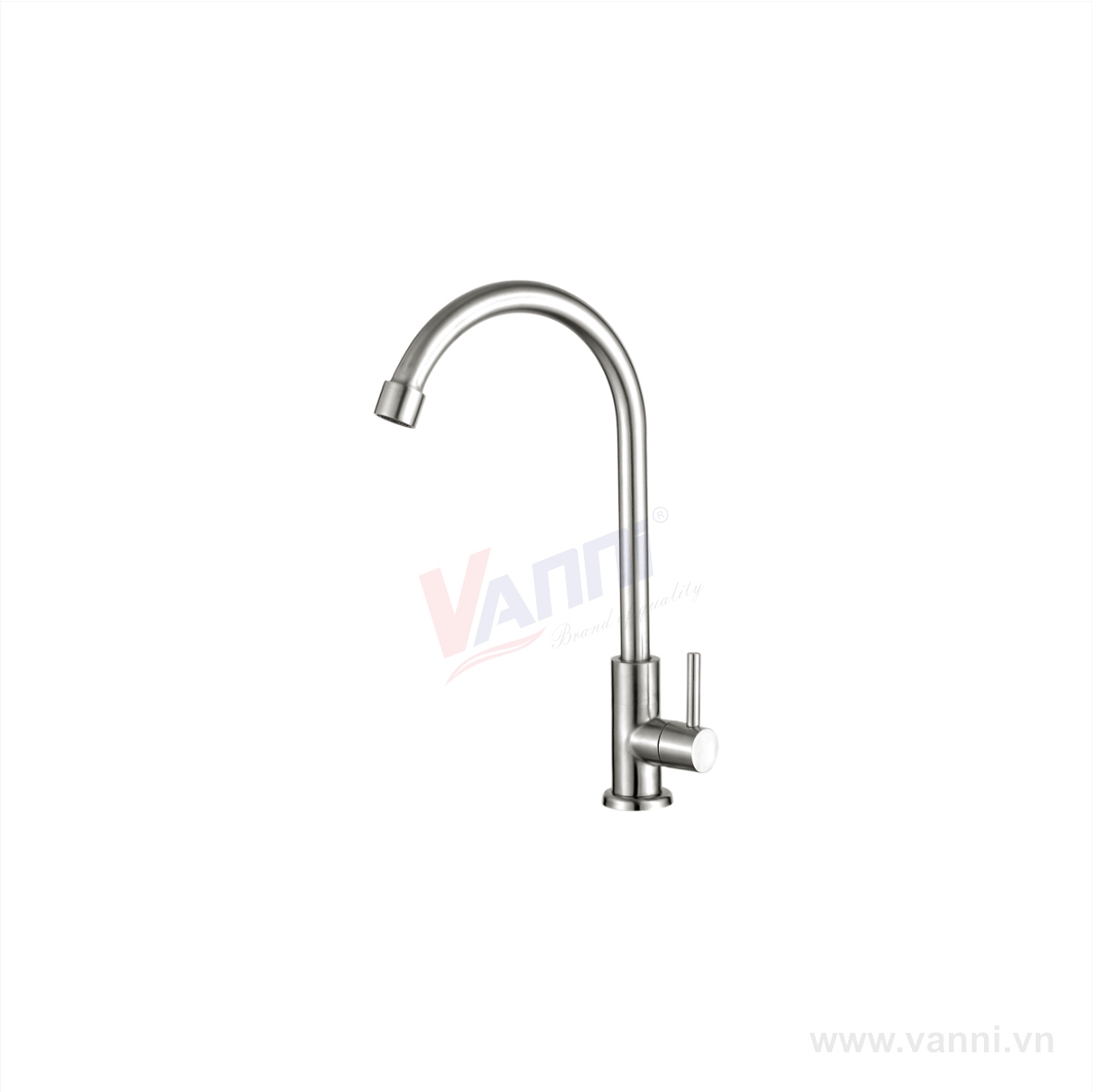 Vòi rửa chén lạnh Vanni, VN402, inox 304
