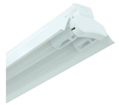 Đèn Led đôi công nghiệp máng đơn DTJ218 1.2m (gồm chóa + bóng); 2x18W