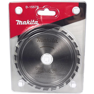 Đĩa cưa gỗ hợp kim Makita D-15578, kích thước 110x20mm, 24 răng