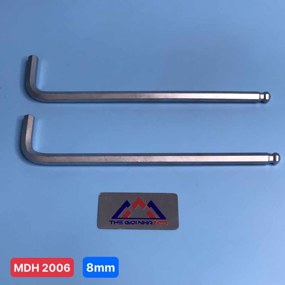 Lục giác xi mờ đầu bi top, kích thước 8mm