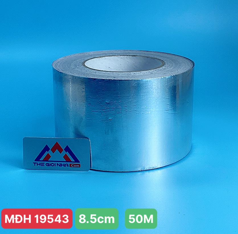 Băng keo bạc bản rộng 8,5cm, dài 50m, dày 0.07mm