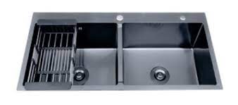 Chậu rửa chén 2 hố Nano Vanni VN-8245, KT 820x450x230mm