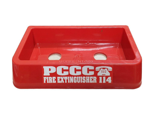 Kệ nhựa đựng 2 bình chữa cháy