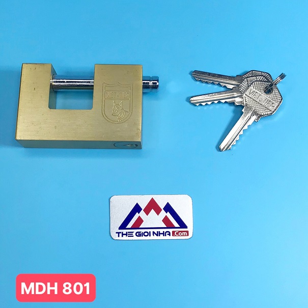 Khóa cầu ngang việt tiệp cn971, chất liệu đồng