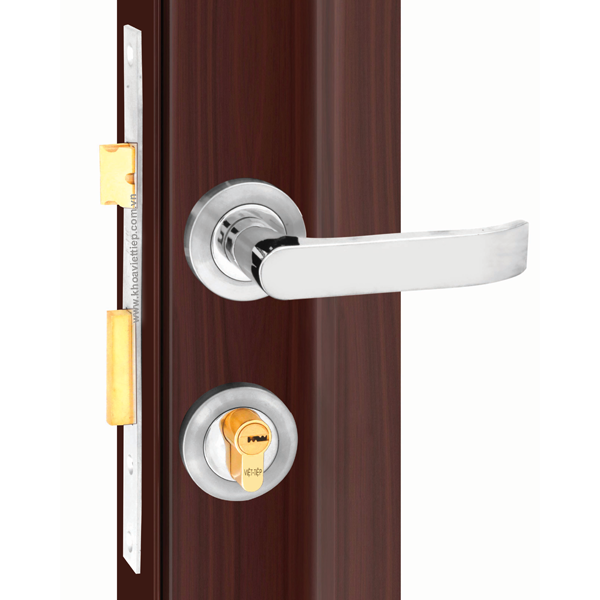 Khóa cửa đi tay ốp rời Inox SUS 304 Việt Tiệp 04084