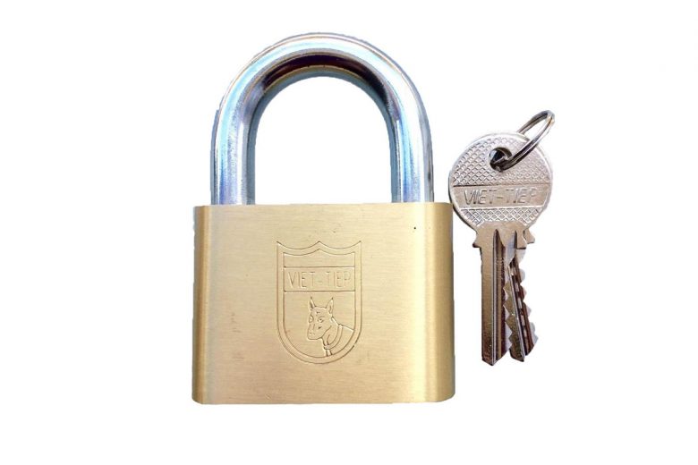 Khóa treo đồng bấm Việt Tiệp 0145 MB