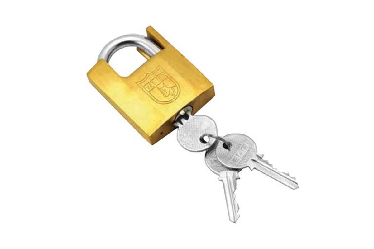 Khóa treo đồng bấm Việt Tiệp 0162P