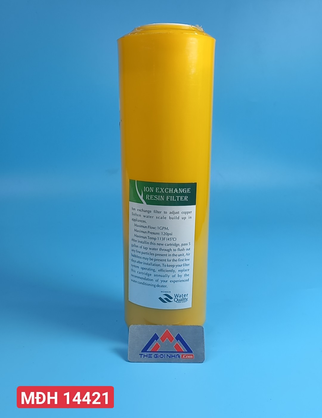 Lõi Lọc Nước Paragon P1005-CAPP RESIN CATION Filter, 10 inch, Làm Mềm Nước