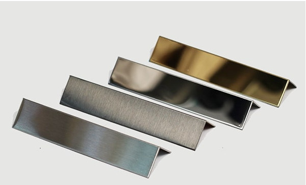 Nẹp Inox 304 Chữ V Trắng gương, kích thước 40x40mm dày 2mm, thanh dài 2m