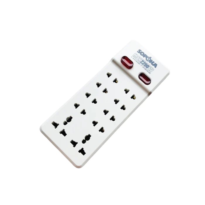 Ổ cắm 10 cửa chịu nhiệt Sopoka 10Y-0, không dây