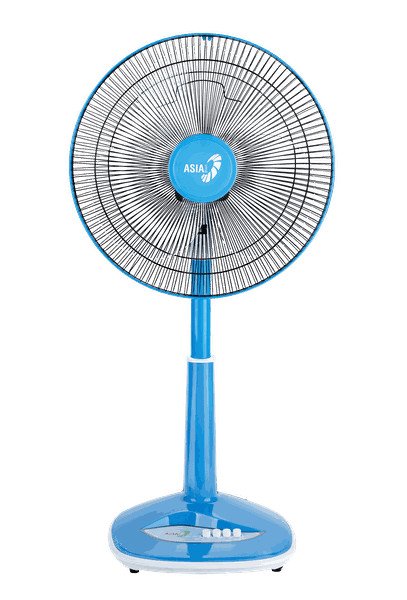 Quạt đứng lửng Asia VY358190 màu xanh, công suất 55W, 3 cấp độ gió