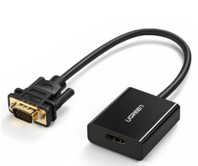 Cáp chuyển đổi HDMI sang VGA có âm thanh Ugreen 20694