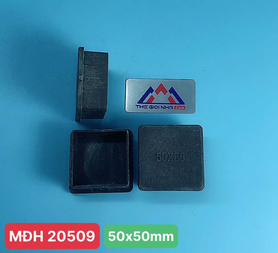 Chân đế cao su 50x50mm hình vuông 10c/1 gói