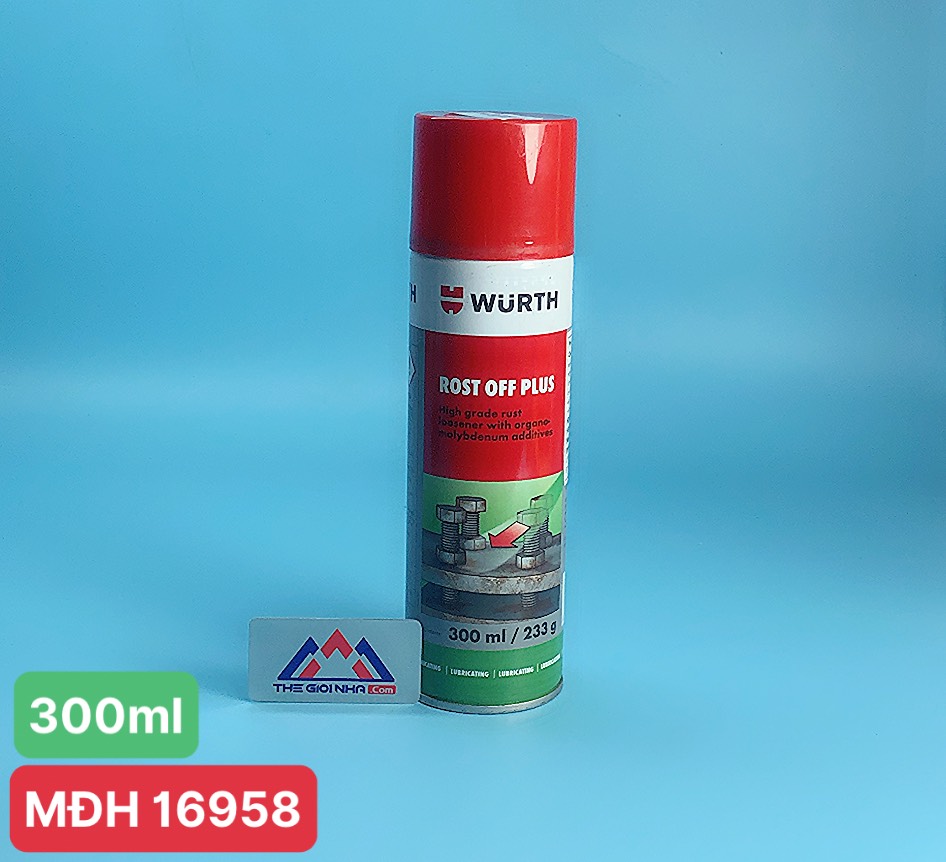 Chất xit phá gỉ sét wurth rost-off plus 300ml