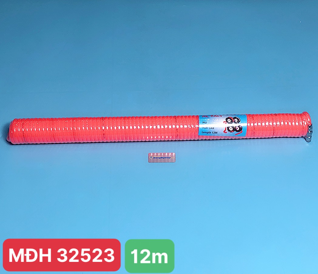 Dây hơi xoắn Kaily màu trắng 5x8mm, dài 15m