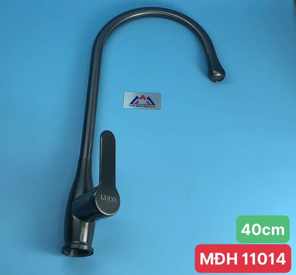 Vòi rửa bát đồng màu ghi BOE61 Luco