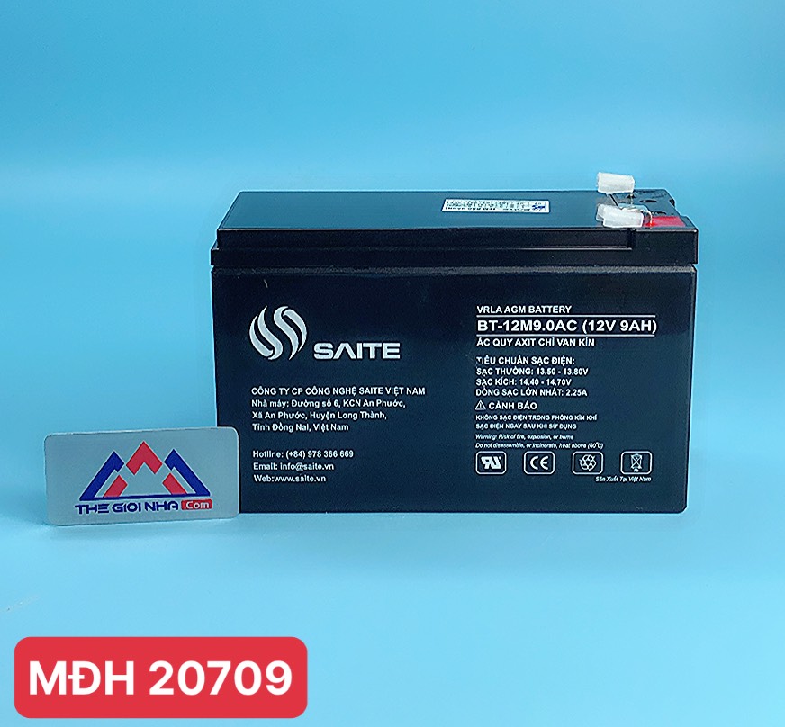 Ắc quy SAITE BT-12M9.0AC 12V 9AH