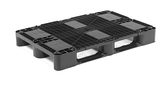 Pallet nhựa màu đen  1200x1000x150 mm