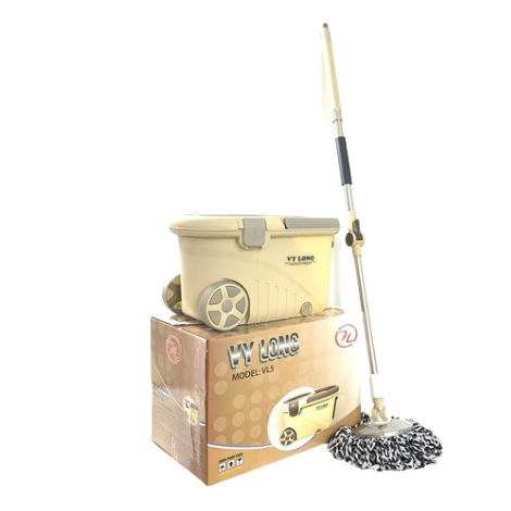 Bộ thùng cây lau nhà 360 độ thông minh tự vắt Vy Long - VL5