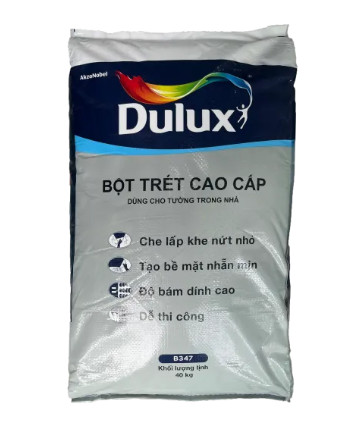 Bột trét nội ngoại thất ICI-Dulux Putty 40kg/bao