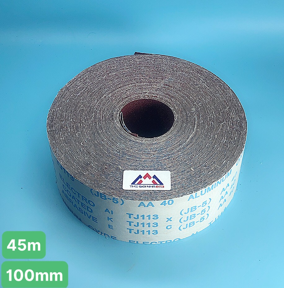 Nhám cuộn JB5 AA-100, khổ rộng 100mm dài 45m