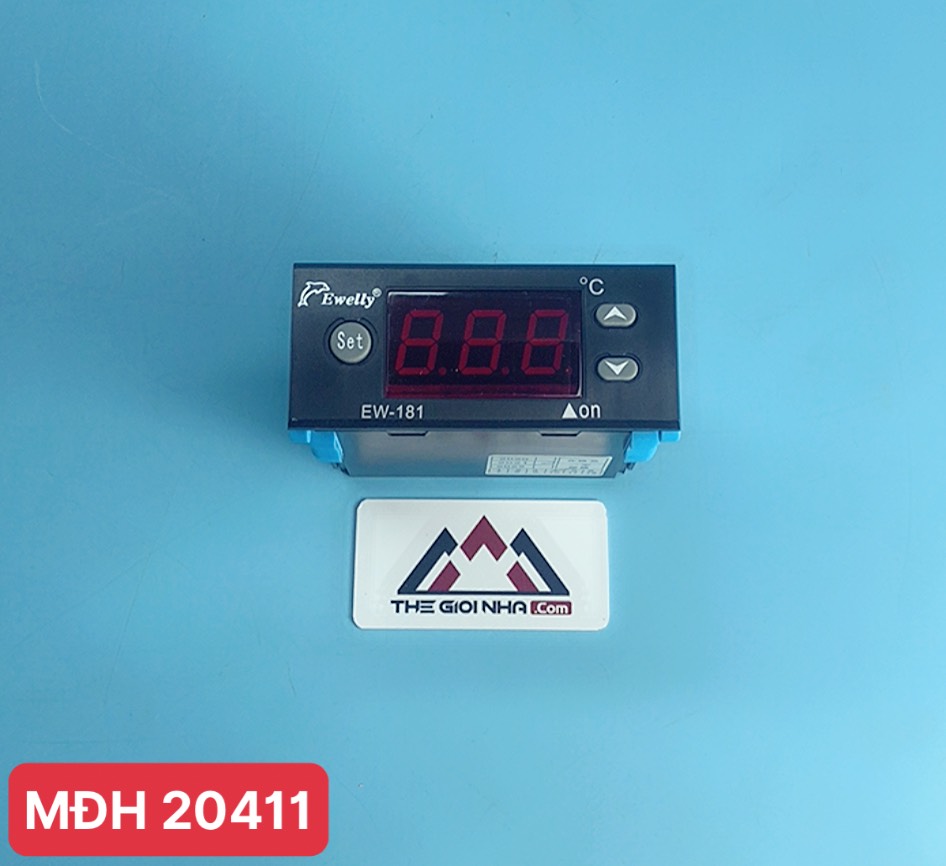 Bộ điều khiển nhiệt độ dương Ewelly EW-181H (-45℃ ~ 80℃), biến thế trong