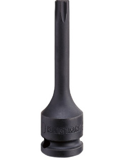 Đầu tuýp mũi sao T50 đen 3/8 inch dài 90mm KINGTONY 306350