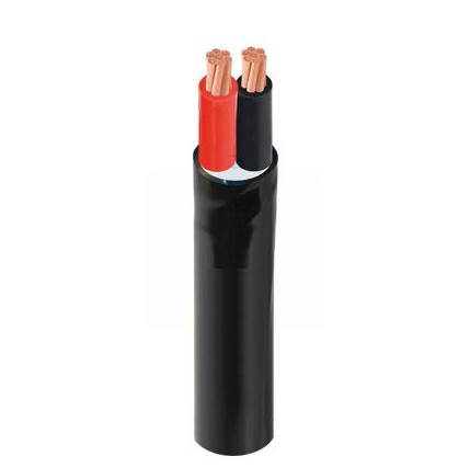 Dây cáp điện lực hạ thế cadivi CVV 2×2 mm2, 2 ruột đồng, cách điện PVC, vỏ PVC màu đen