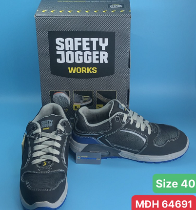 Giày bảo hộ RAPTOR size 40 màu đen SafetyJogger S1P
