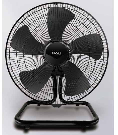 Quạt sàn công nghiệp Hali SN-209, công suất 100W-220V, đường kính sải cánh 500mm, màu đen